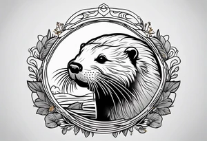 Otter tattoo idea