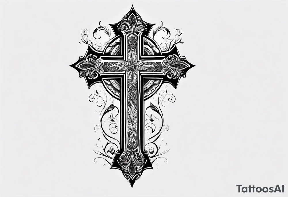 Cross tattoo idea