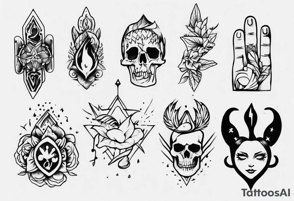 small tattoo on finger tattoo idea