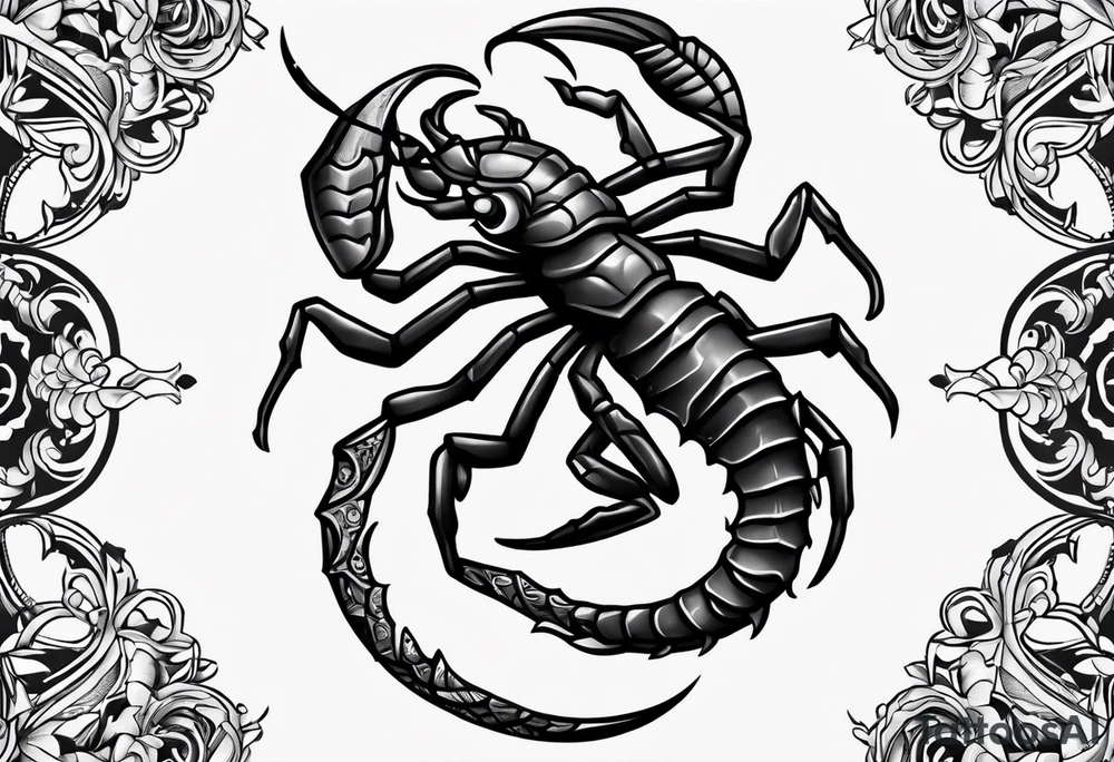 scorpio tattoo idea