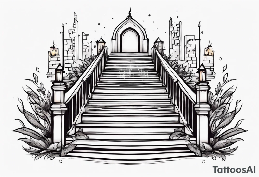 Meer 
Tor
Treppe 
Kerze tattoo idea
