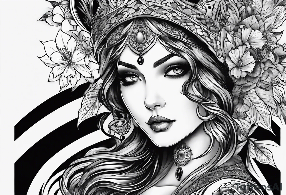 gothic tattoo tattoo idea
