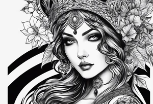 gothic tattoo tattoo idea