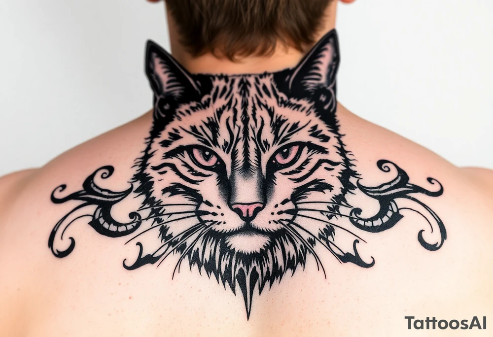 Black Cat tattoo idea