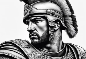 micro realism roman soldier roman art oscar akermo tattoo idea