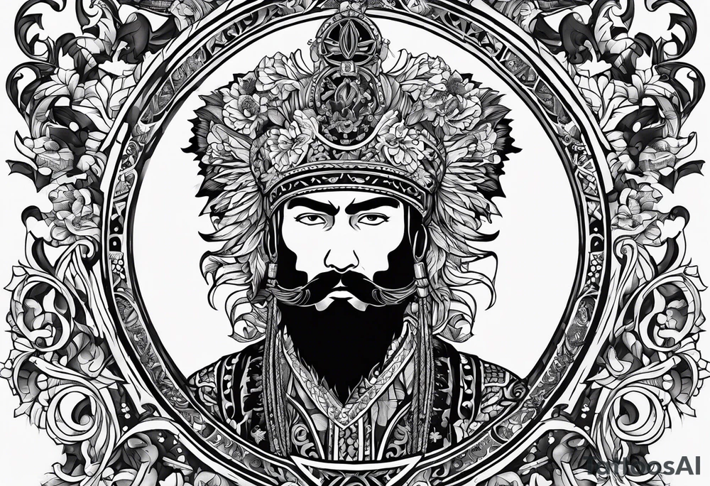 tattoo of the ГUkranian 
Cossacks tattoo idea