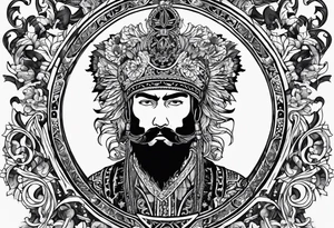 tattoo of the ГUkranian 
Cossacks tattoo idea