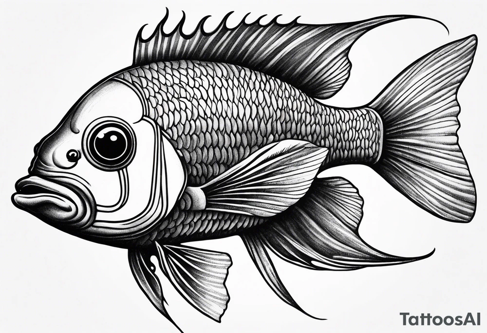 Gemini  fish tattoo idea