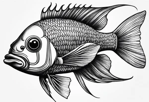 Gemini  fish tattoo idea