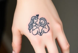 Virgo in love with Leo tattoo idea