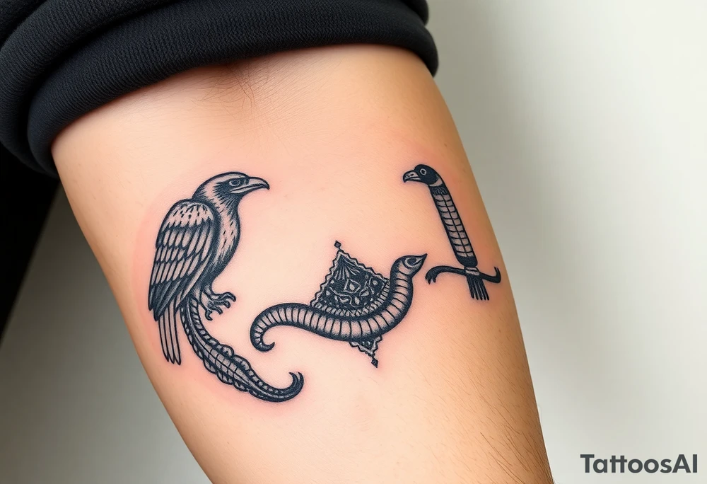 Inca trilogy  , Andean condor, puma, serpent and chakawNa tattoo idea