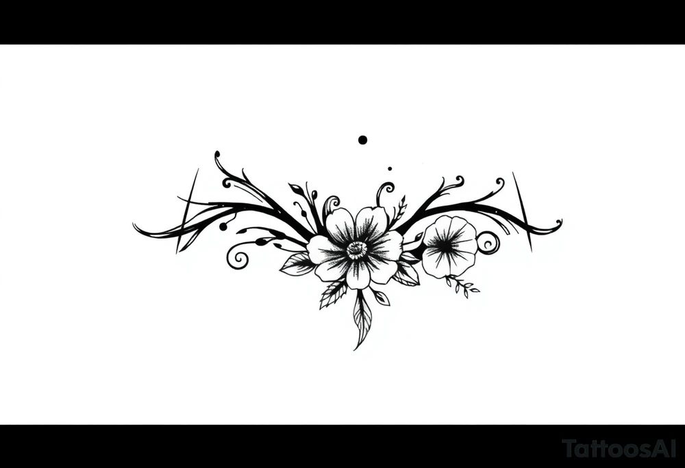 hip tattoo on the hip tattoo idea