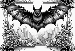 bats tattoo idea