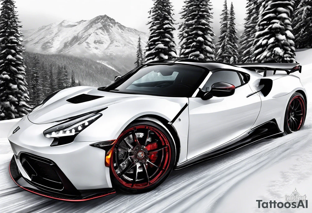 Snow go racing tattoo idea