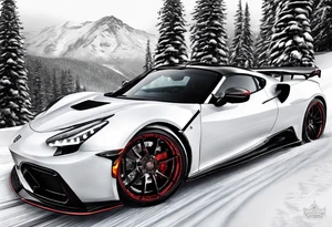 Snow go racing tattoo idea