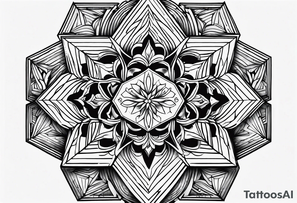 Hexagon tattoo idea