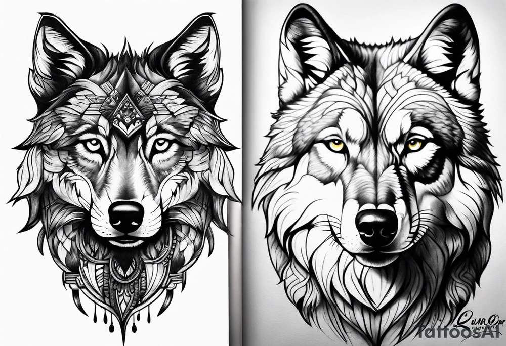 Lmbo wolf tattoo idea