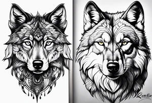 Lmbo wolf tattoo idea