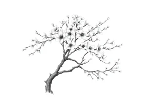 Blossom tree tattoo idea