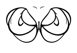Breasts tattoo idea