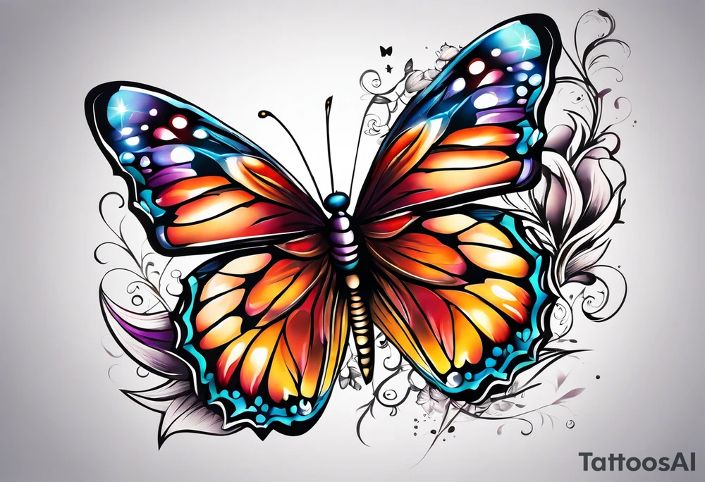 butterfly tattoo idea