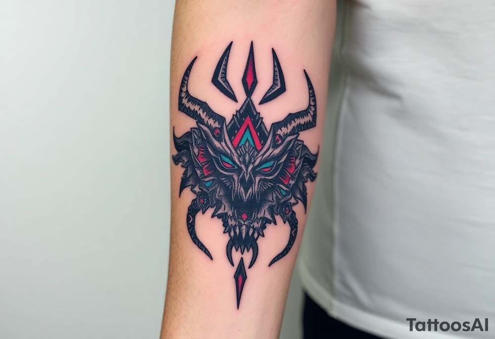 Molag Bal tattoo idea
