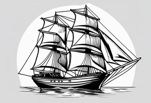 front bow sails. tattoo idea
