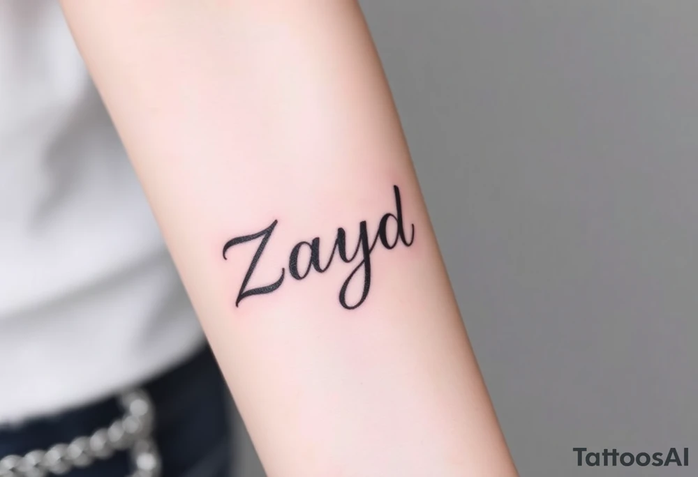 Zayden tattoo idea