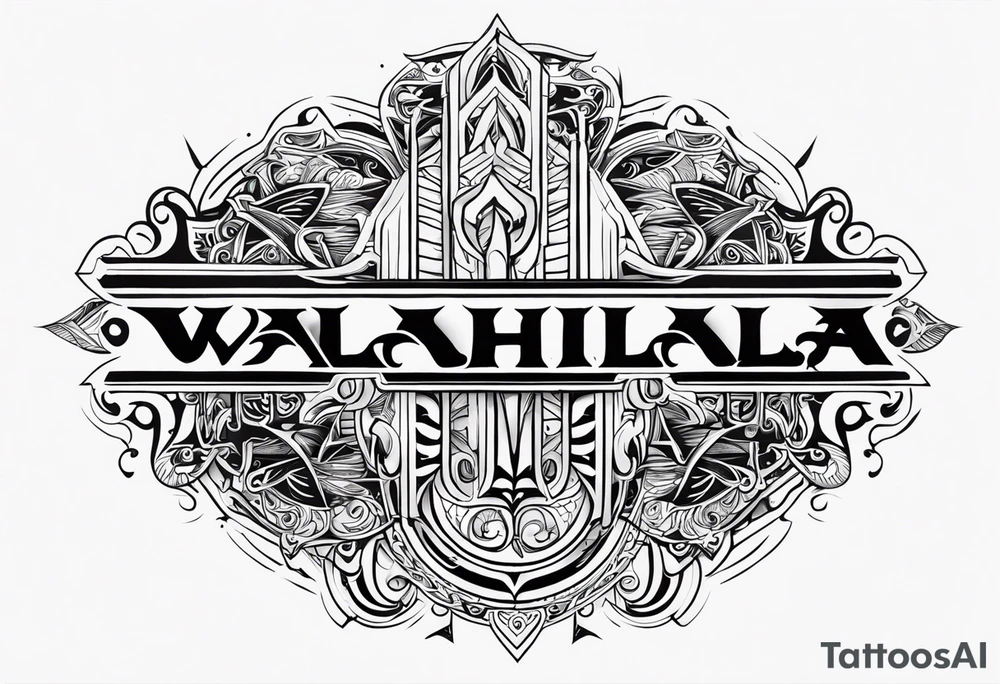 Valhalla tattoo idea