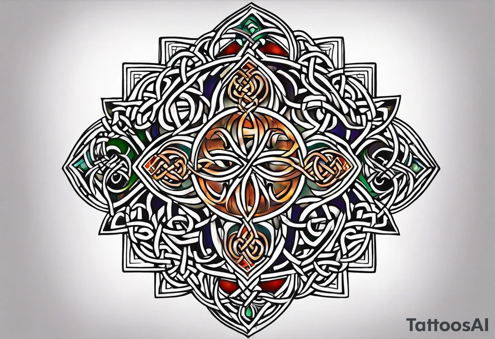 Celtic knot shoulder tattoo tattoo idea