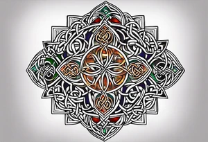 Celtic knot shoulder tattoo tattoo idea