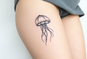 A big jellyfish tattoo tattoo idea