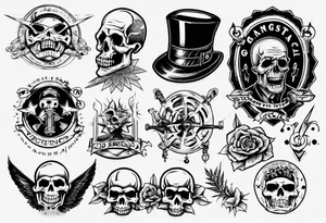 gangsta tattoo idea