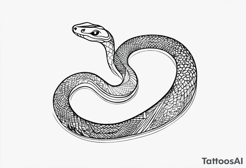 snake tattoo idea