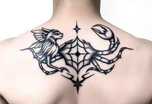 Combine A Gemini and cancer zodiac sign tattoo idea