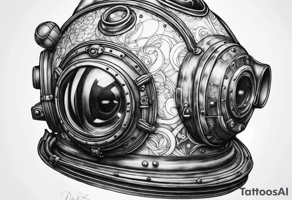 mark v diving helmet mixed with a space helmet tattoo idea mark v diving helmet mixed with a space helmet tattoo idea