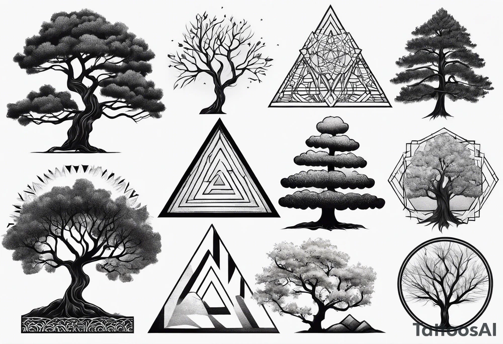 Small tree tattoo idea