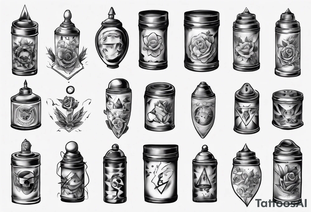 Shaker tins tattoo idea