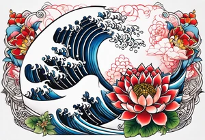 Love, source, abundance tattoo idea