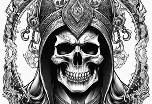 necromancer from diablo games tattoo idea