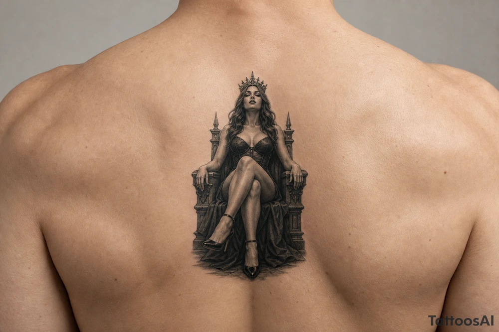 Sexy feminine dominate woman tattoo tattoo idea