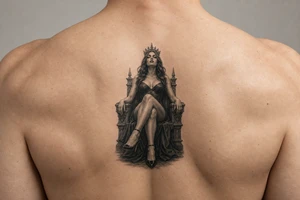 Sexy feminine dominate woman tattoo tattoo idea
