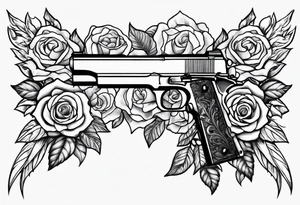 Guns and roses tattoo idea