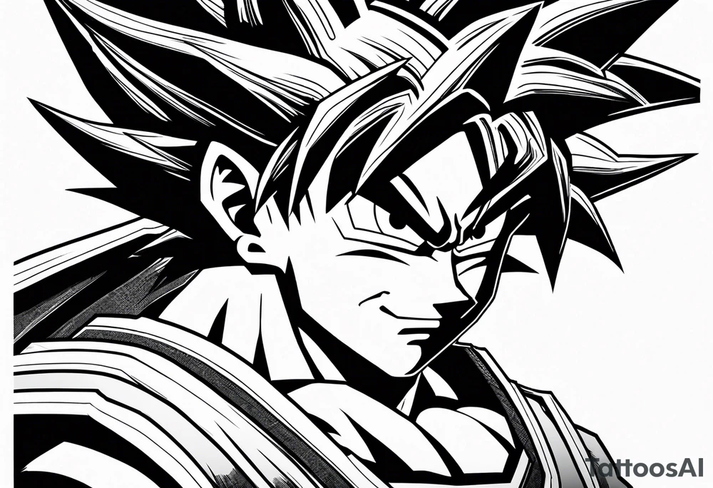 Son Goku tattoo idea