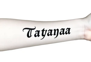 Name Tatayana for a father tattoo idea