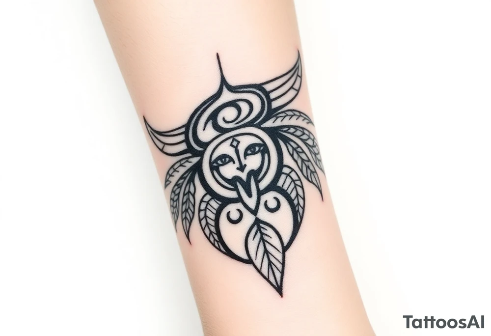 Māori spirit emotion heal courage tattoo idea