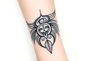 Māori spirit emotion heal courage tattoo idea