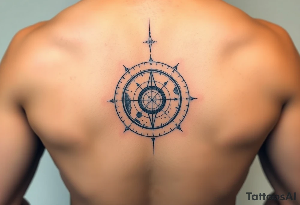 Astronomy tattoo tattoo idea