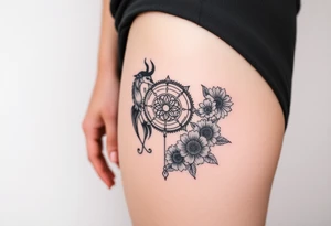 Tarot,the lovers,zodiac,Taurus,Sagittarius,witchy,Norse,viking,Lillie's,roses,sunflowers tattoo idea