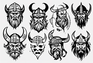 Viking no tattoos tattoo idea